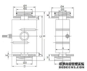 美國sensolink稱重傳感器 SLZY產(chǎn)品尺寸