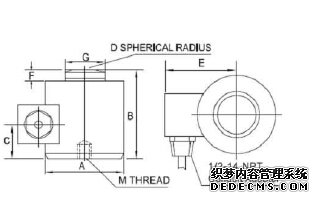 美國sensolink稱重傳感器 SLC200產品尺寸